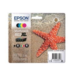 Epson Pack Etoile de Mer 603 XL NCMY – Multipack de 4 Cartouches d’Encre | Original Epson