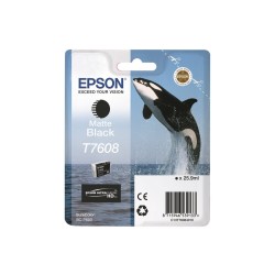 Epson Dauphin T7 - 608 Black Matte – Cartouches d’Encre Sure Color | Original Epson
