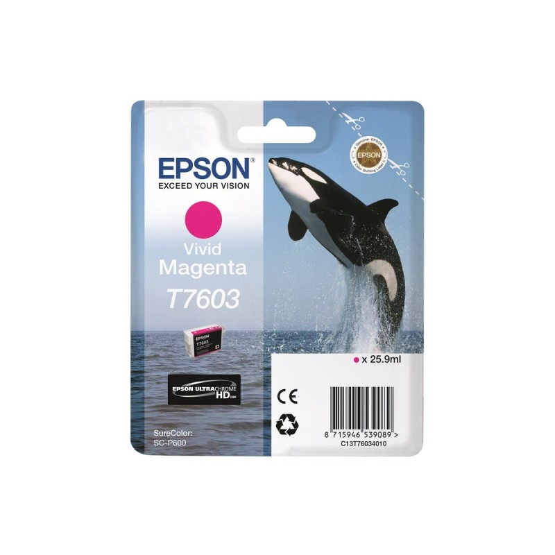 Epson Dauphin T7 - 603 Magenta – Cartouches d’Encre Sure Color | Original Epson Epson Dauphin T7 - 603 Magenta – Cartouches d’Encre Sure Color | Original Epson