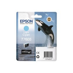Epson Dauphin T7 - 605 Cyan Light – Cartouches d’Encre Sure Color | Original Epson